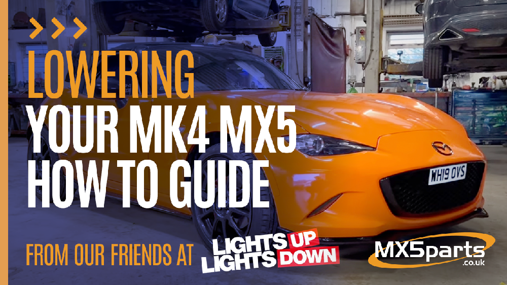 A guide to lowering your Mk4 MX5 with Eibach Pro Sport Springs