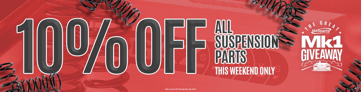 10% Off All Suspension Products!